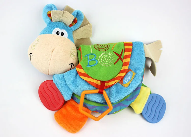 Горячая Распродажа 1 шт Детские погремушки Прорезыватель игрушки милый Ослик