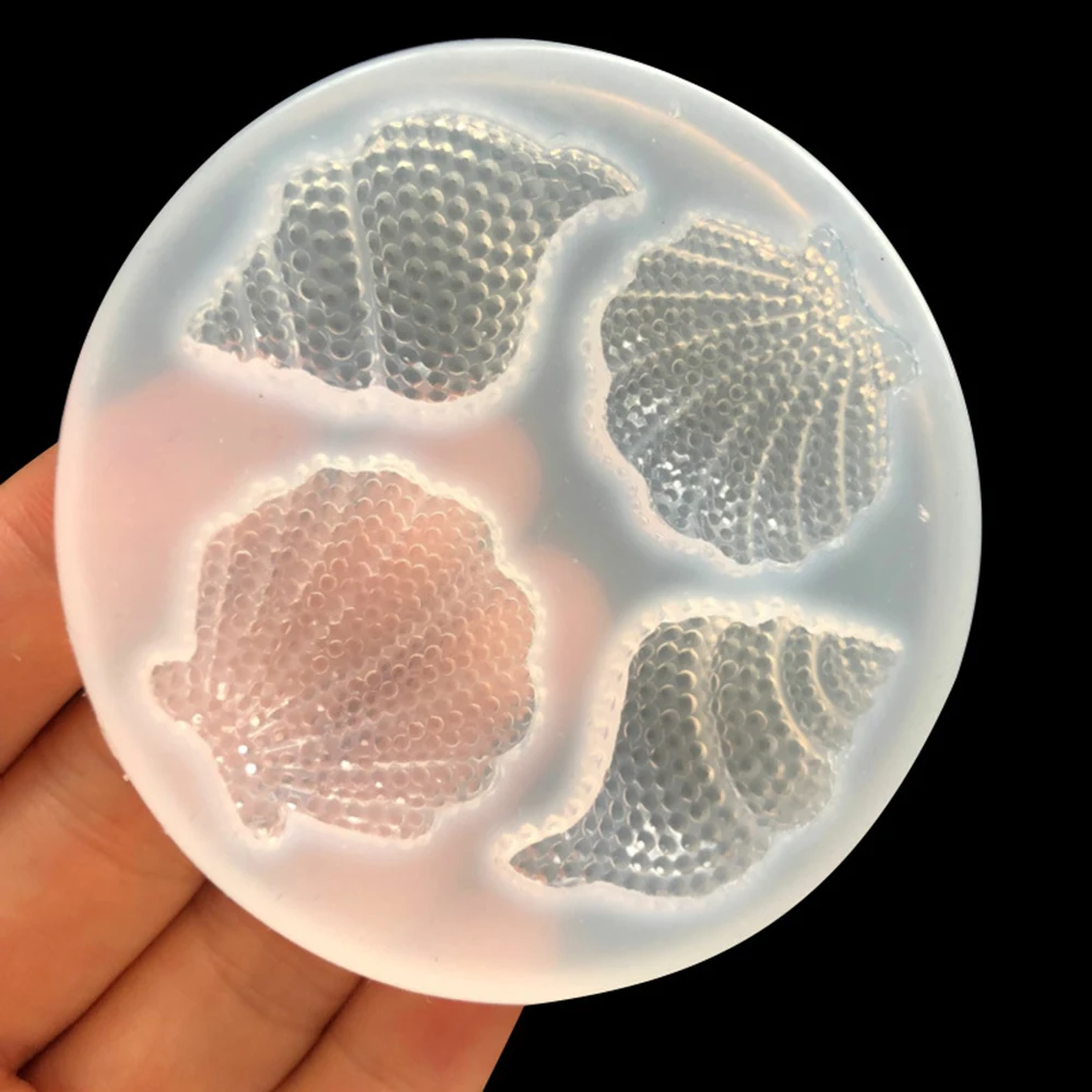 DIY Мерцающая оболочка кулон ракушка силиконовая смола формы для изготовления