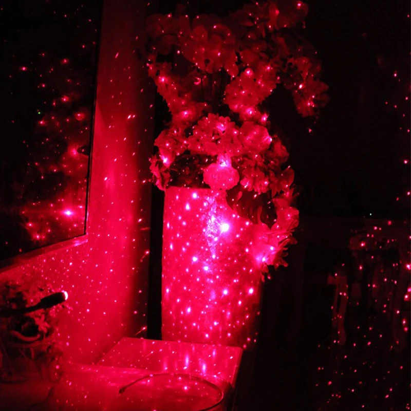 Светодиодная лампа USB Лазерная Звезда проектор ночник атмосфера галактика