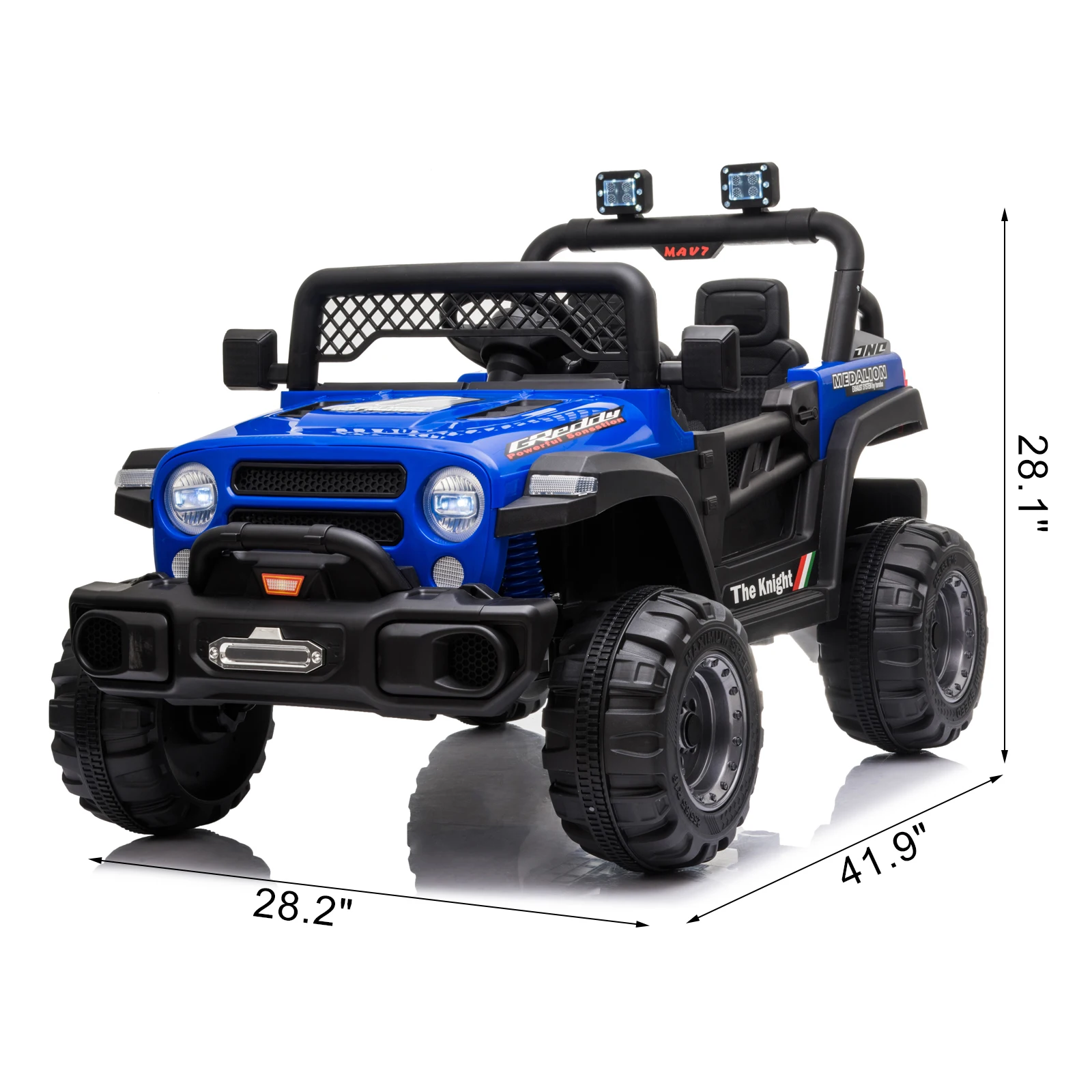 

(US) ASTM-Certified BBH-016 Kids Driving Car 12V Dual Drive Kids Ride On Car RC Car Children Indoor/Outdoor Off-Road Vehicle