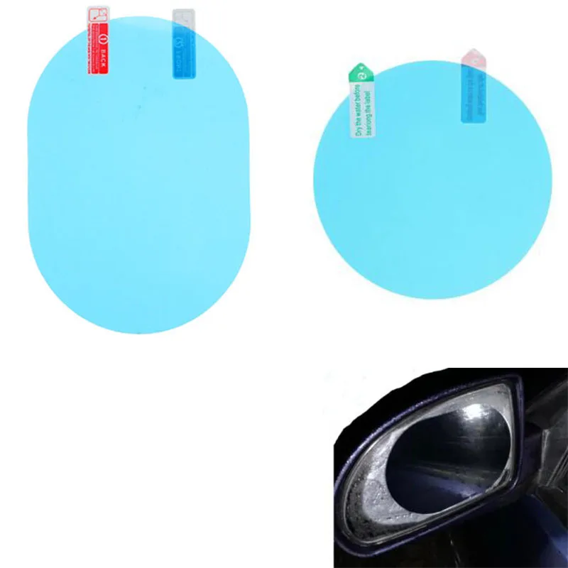 2 шт. Автомобильное Зеркало окно прозрачная пленка антибликовое зеркало заднего