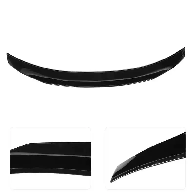 Новый глянцевый черный спойлер для крышки багажника в стиле PSM подходит Mercedes Benz C