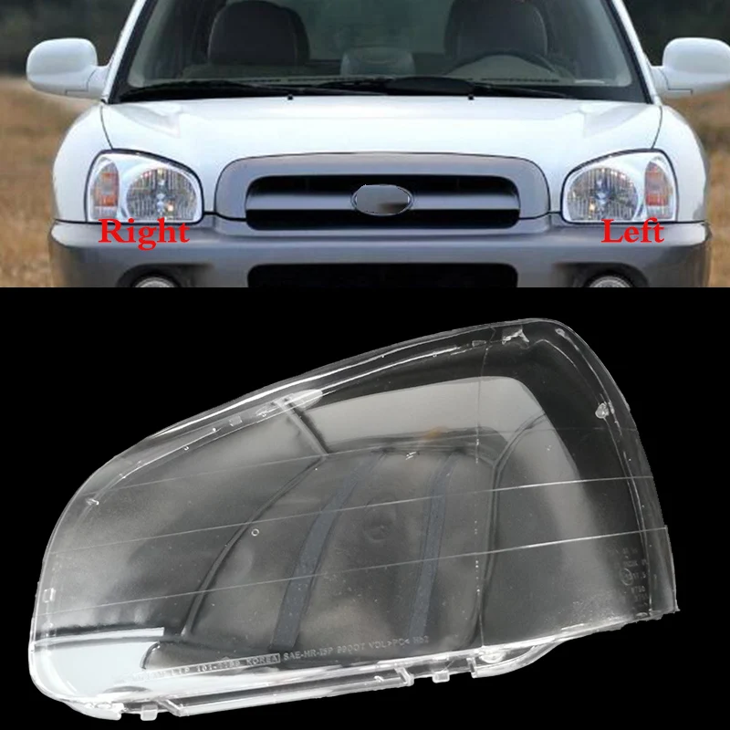 Для Hyundai Santa Fe 01 06 чехол для фары налобный фонарь прозрачный абажур маска