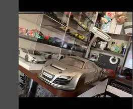 RC автомобиль R8 AUDI серый корпус для масштаба 1/10 Onroad Fouring Drift HPI KYOSHO TAMIYA HSP REDCAT FS TOYOTA