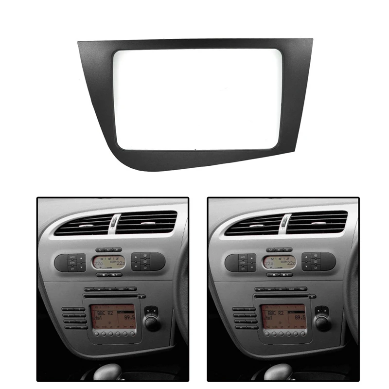 2 Din рамка Dvd-навигационная панель для SEAT Leon 2005-2012 (LHD) автомобильное стерео радио