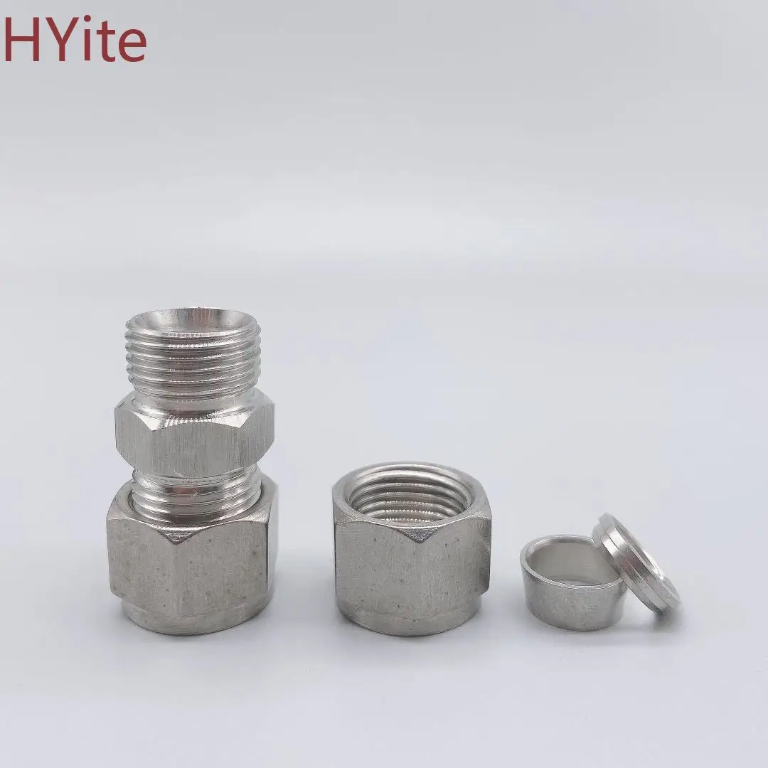 304 SS нержавеющая сталь 3 4 6 8 10 12 мм 1/8 &quot1/4&quot 3/8 &quot1/2&quot OD труба двойной наконечник