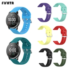 FIFATA Silicone Bracelet For Haylou Solar LS05 Watch Band Sport Soft Wrist Strap For Huawei Watch GT 2 Pro GT2e Smartwatch Strap
