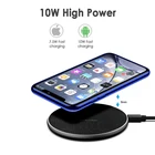 Беспроводное зарядное устройство QI, 10 Вт, быстрая зарядка, беспроводное зарядное устройство Usb Micro USB, стандартная станция для смартфонов Iphone, Samsung