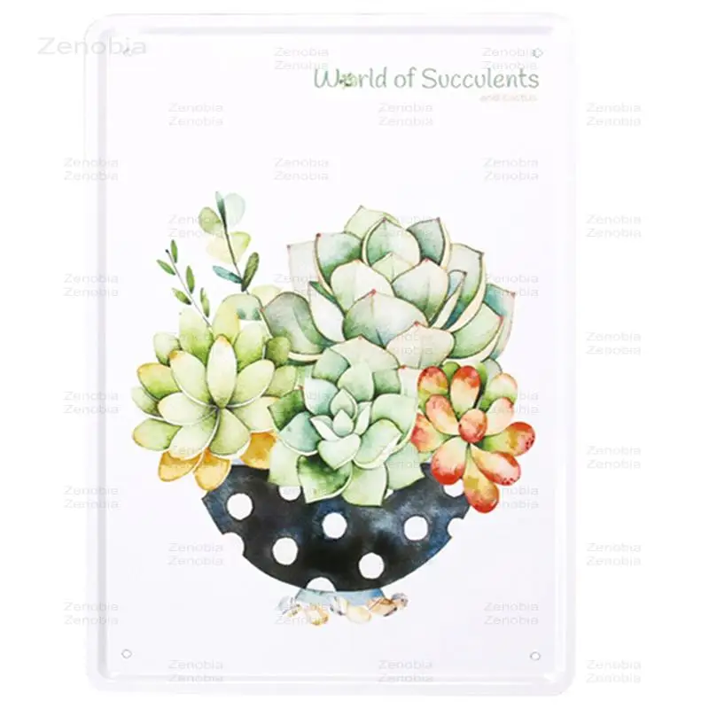 

Flower Garden Tin Sign Vintage Metal Plate Retro Iron Painting Decor Wall Of Home Cafe Bar Gym Garage Pub 20x30cm