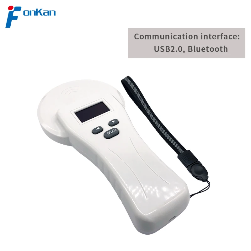 Считыватель меток для животных FONKAN LF 134 2 кГц кардридер коллектор FDXA/B портативный