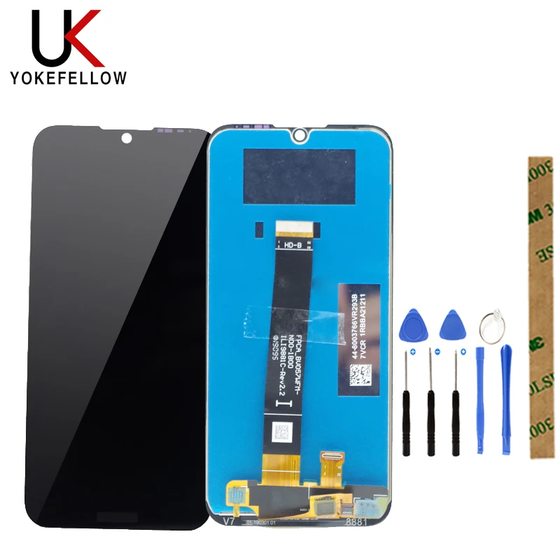 100% протестированный ЖК дисплей сенсорный экран дигитайзер для Huawei Honor 8S KSE LX9 KSA