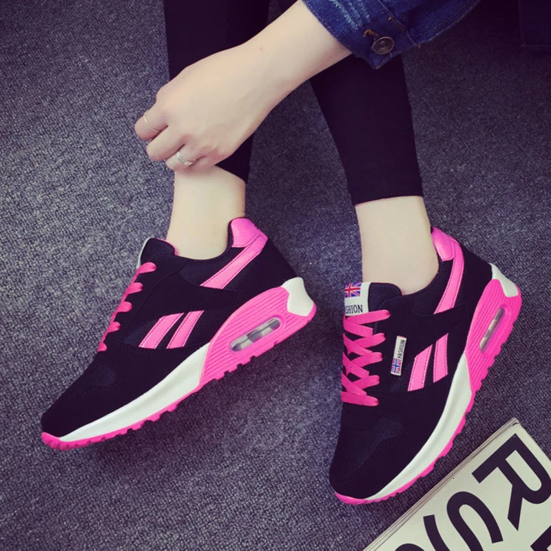 Новинка спортивная обувь на воздушной подушке женские дышащие сетчатые