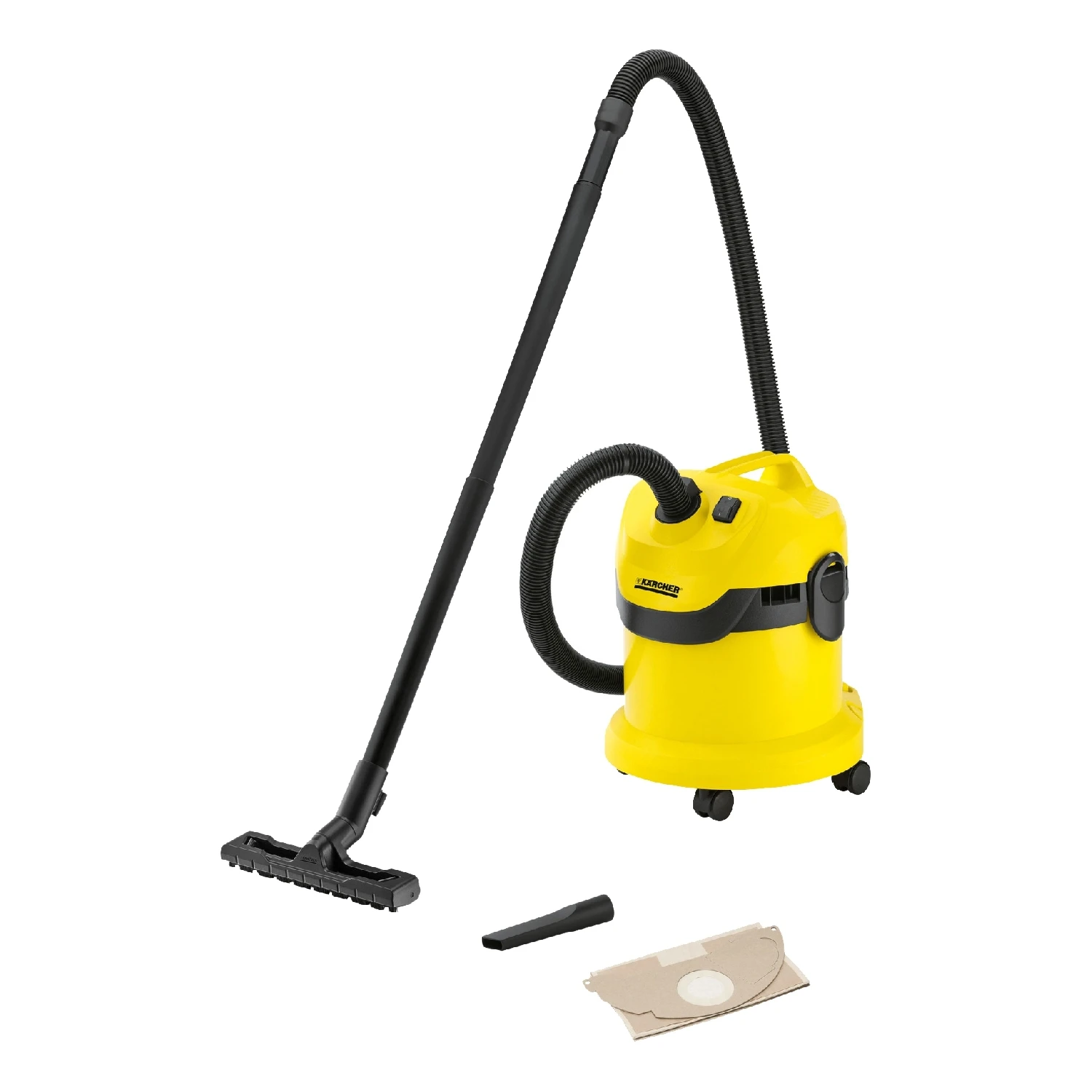 Пылесос для сухой и влажной уборки KARCHER WD 2 *EU-I ( вместимость пылесборника 12л