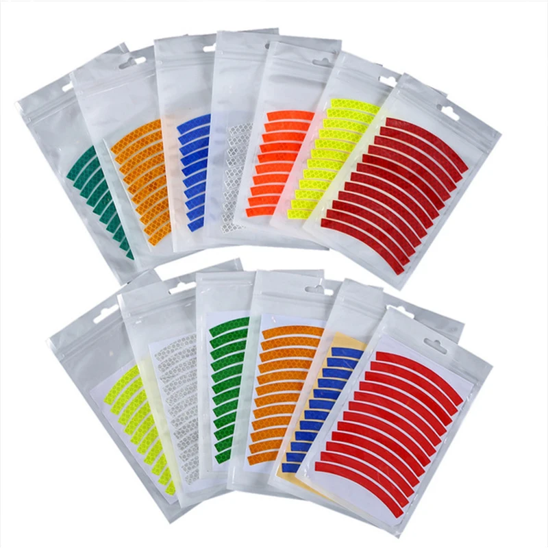 

Reflective Stickers Children's Bicycle Accessories Scooter Night Safety Warning Anti-collision Strip Contour Sticker