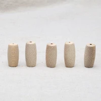 natural solid wood handmade solid wood genuine bamboo knotted wood pipe beaded loose beads diy for jewelry making and art crafts