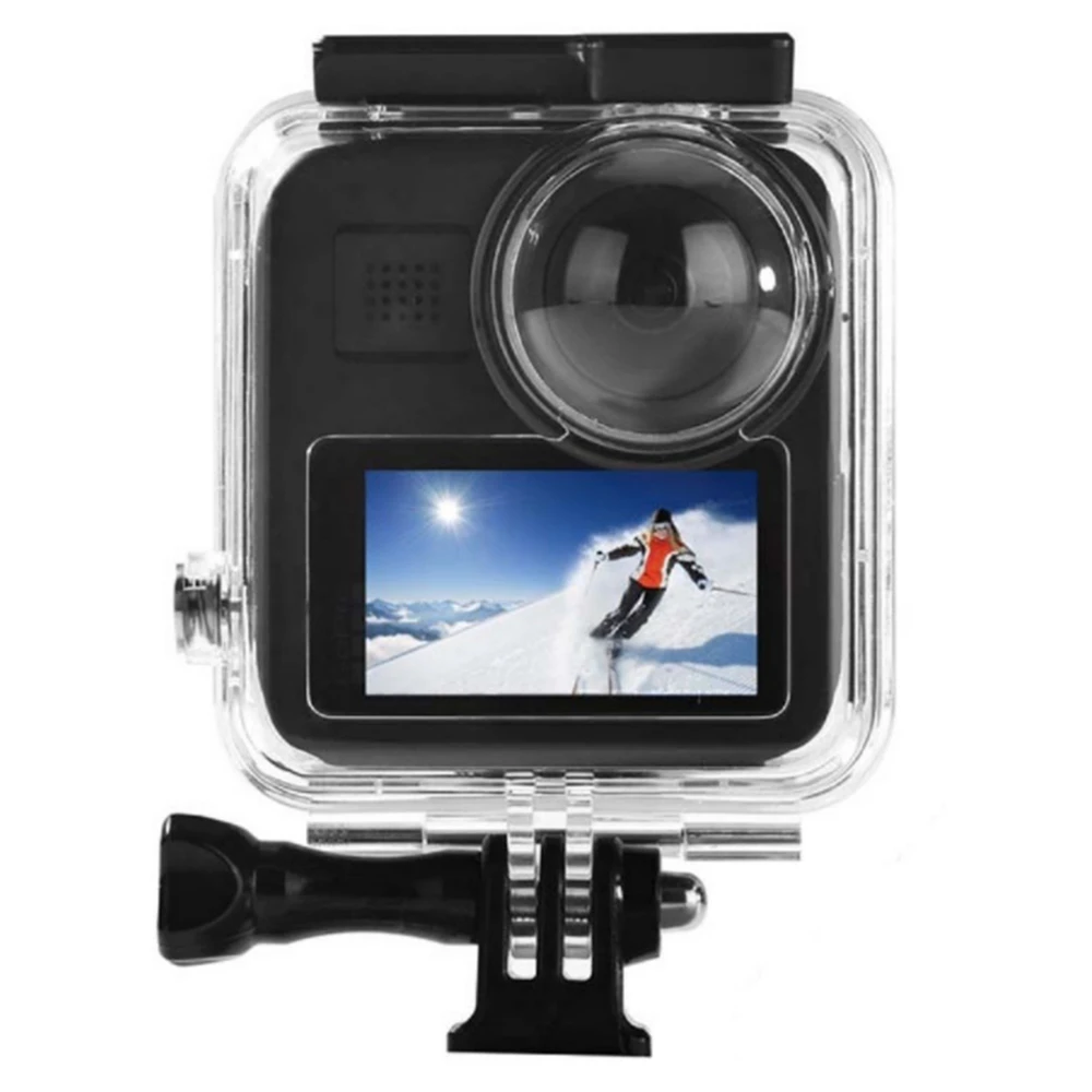 Camera Case Waterproof Housing for GoPro Max 360 Panoramic Camera Accessories Quick Release Protective Case Diving Shell