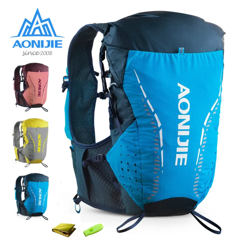 Goede AONIJIE S/M ML L/XL C9104 Ultra Vest 18L Hydration Backpack Pack Bag Soft Water Bladder Flask Hiking Trail Running Marathon Race