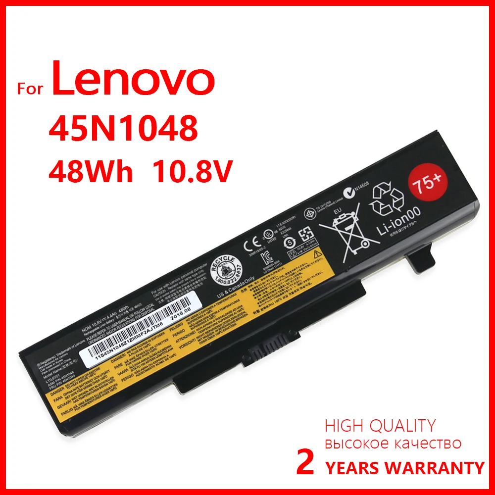 

Genuine 45N1048 45N1049 For Lenovo B480 B485 B490 B495 M480 M490 M495 E530 B580 B585 B590 B595 10.8V 48Wh Laptop Battery