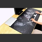 Нескользящий Силиконовый большой коврик для мыши с рисунком карты мира, коврик для клавиатуры, Настольный коврик для мыши высокого качества