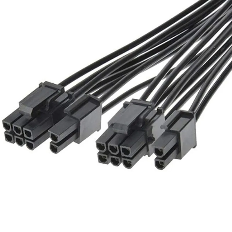 

6/10pcs 20cm Graphics Card 8 Pin Female to 2*8P(6+2)pin Extention Power Cable Male PCIe PCI Express 4 Lines Cable Connector
