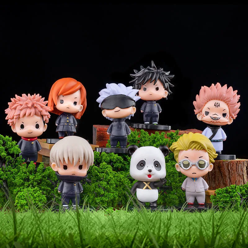 

7cm Q Version Anime Action Figure Toys PVC Anime Jujutsu Kaisen Gojo Satoru Cute Doll Ornament Room Decoration Figure Modle Toys