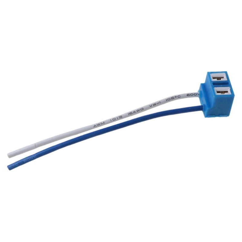 

2pcs H7 Connector Female Ceramic Sockets Auto Car Bulb Lamp Adaptor With Wire N0HF