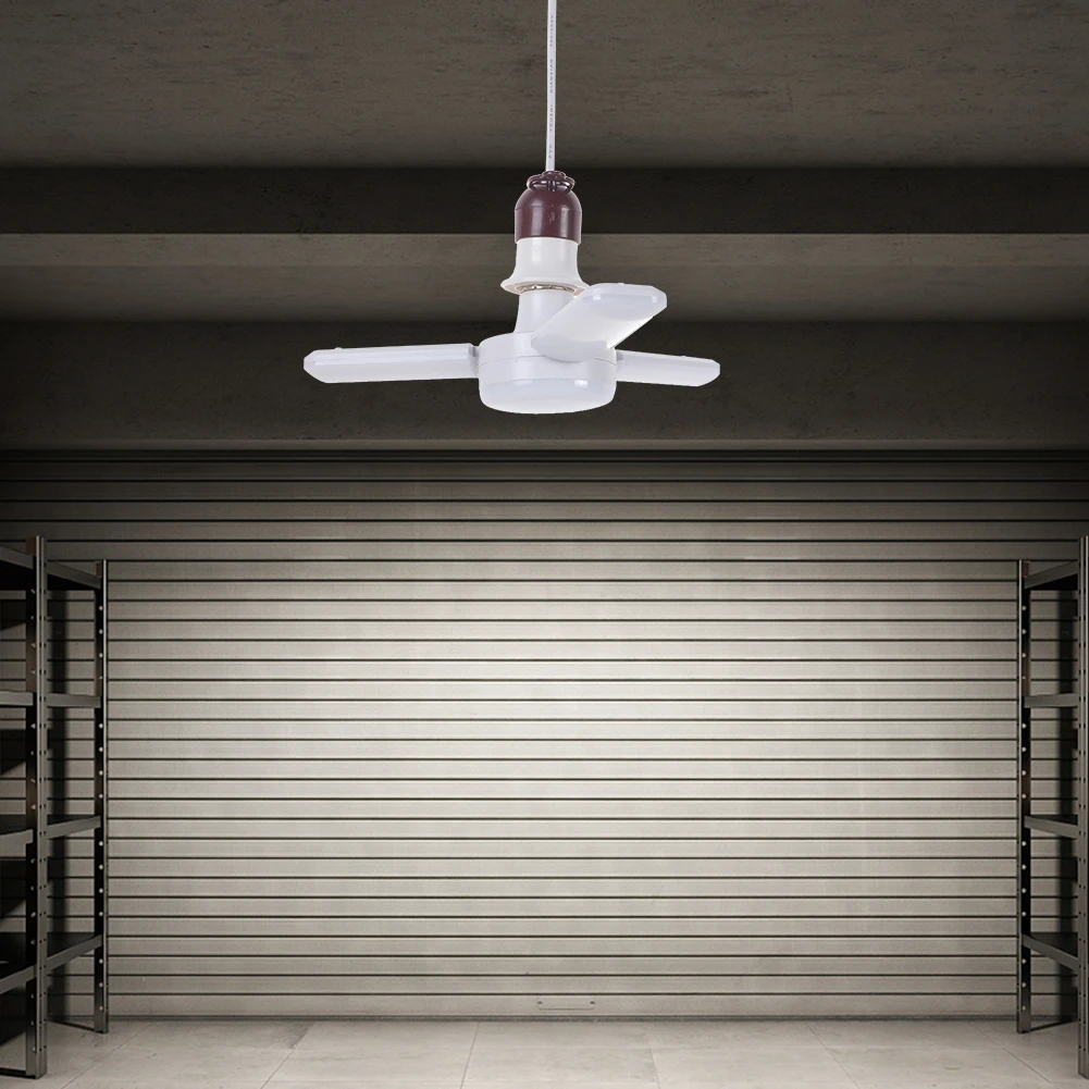 

Three-Leaf Folding Garage Leaf Light Trumpet Mini LED Bulb Constant Current Wide Pressure Home Warehouse Workshop Lighting Lamps