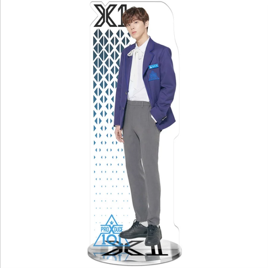 Kpop X ONE Standing Action Table Decor Song Hyeong Jun Son Dong Pyo Acrylic Standee Action Figure Doll 22cm Produce x 101 - Цвет: 10