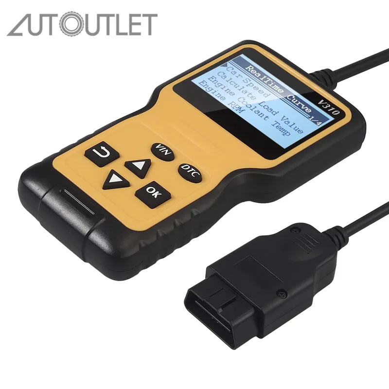 Универсальное диагностическое устройство AUTOUTLET для сканера OBD II автоматический