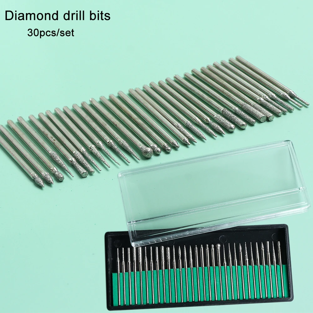 1 набор фрез для маникюра алмазные фрезы фрезер шлифовщик ногтей инструменты |