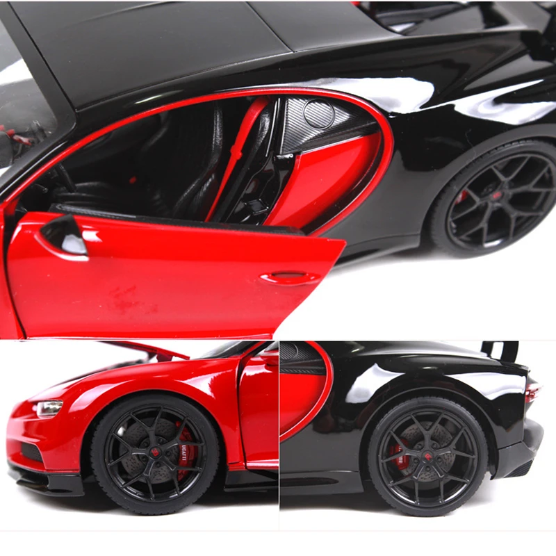 Модель автомобиля Huilong 1:18 Bugatti из сплава для украшения игрушки взрослых