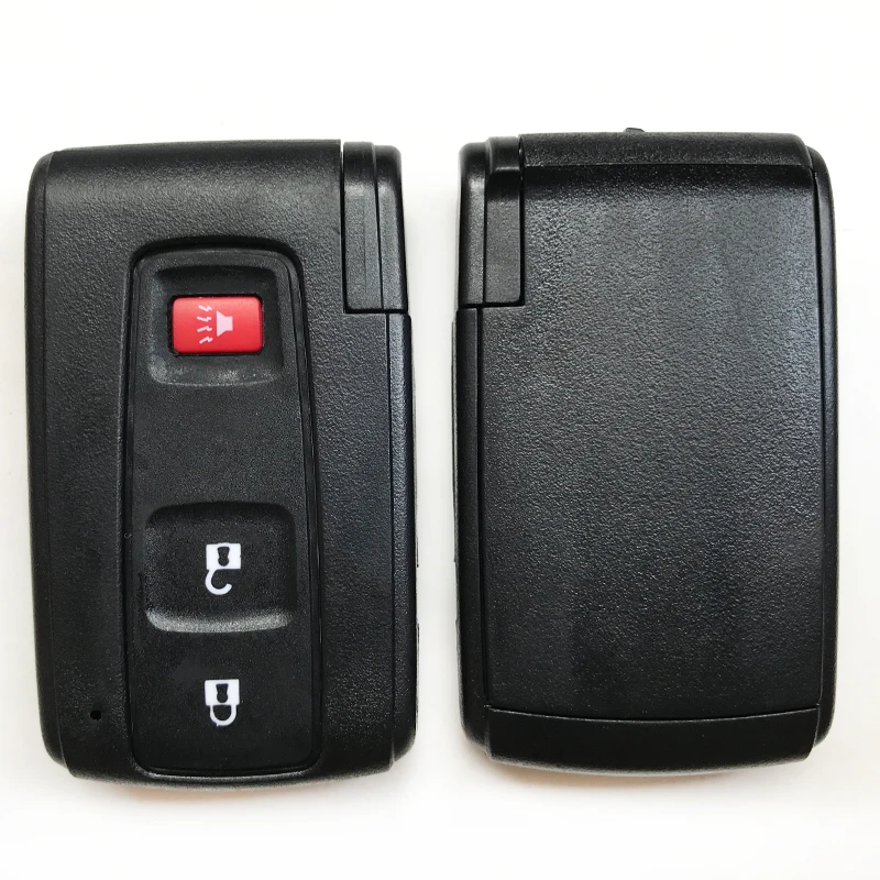 2/3 кнопки смарт Брелок чехол для Toyota Prius 2004 2005 2006 2007 2008 2009 сменный корпус