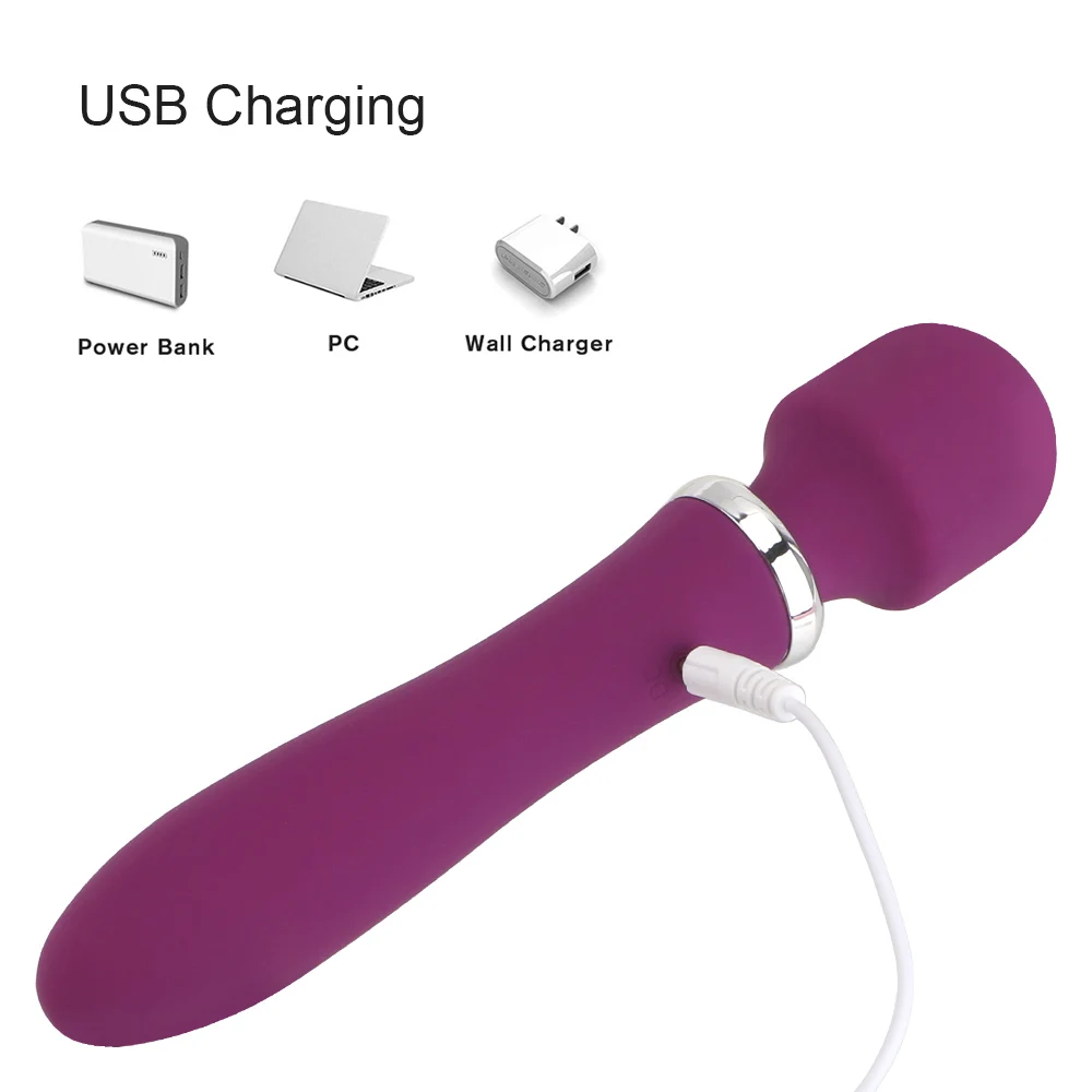 Huge Magic Massager Dual Motors AV Vibrator for Woman G-Spot Clit Vibrating Stimulator Adult Sex Toys Female Masturbator | Красота и