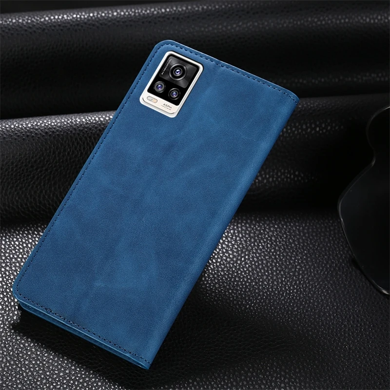 

Phone Case For VIVO V20 6.44inch Magnetic Leather Wallet Flip Case Cover For VIVO V20 V2025 Case Card Slots Stand Phone Capa