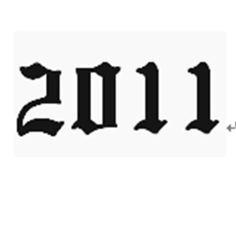 2011 Нержавеющая сталь год номер на заказ кольцо для женщин золотые, серебряные кольца женские розы кольцо Anillos Mujer номер обручальное кольцо ювелирные изделия - Цвет основного камня: 2011