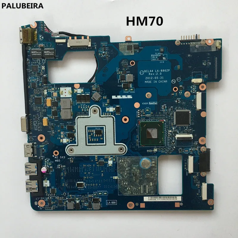 PALUBEIRA материнская плата для ноутбука Samsung NP350V5C NP350V5X PC HM70 QCLA4 LA 8862P BA59 03539A 03539B tesed