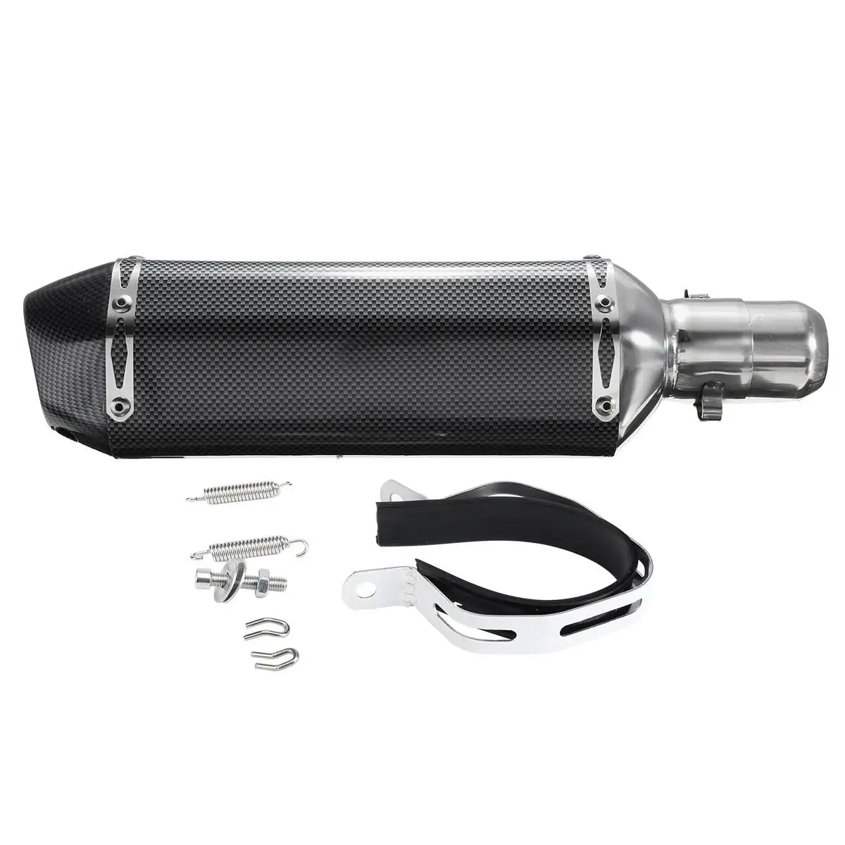 Глушитель выхлопной трубы из углеродного волокна для мотоцикла 38 51 мм|Выхлопные