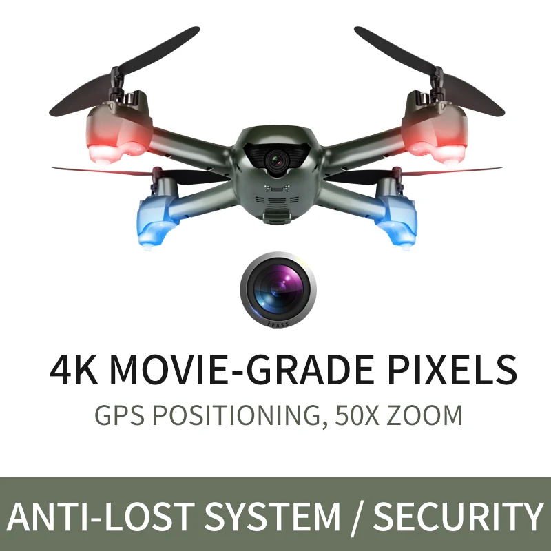 Профессиональный Дрон Gps HD 4K с оптическим потоком позиционирование высота