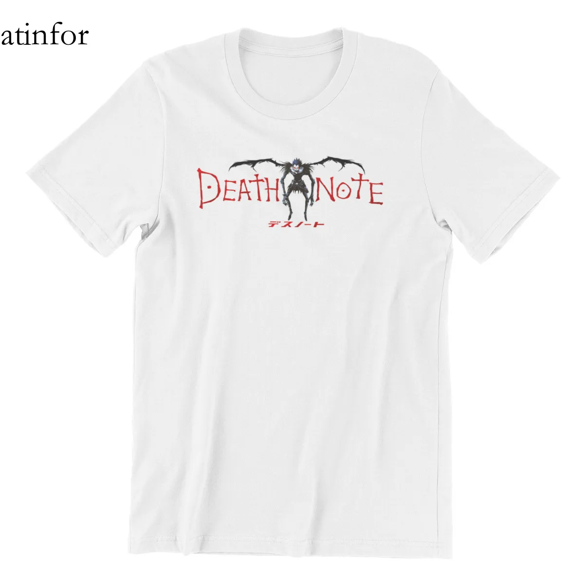 

Antifor DEATH NOTE A2 мультфильм белый розовый подарок Готический большой размер летняя Унисекс Мужская одежда 108636