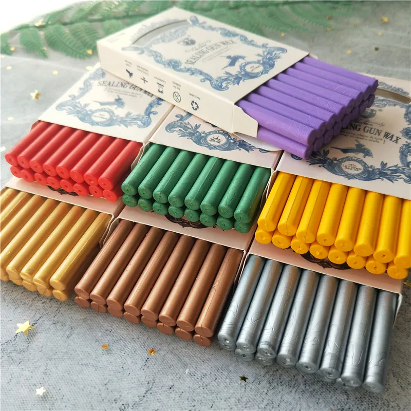 

NEW DIY STAMP Wax Sticks for Melting Glue Gun Sealing Wax Sticks Wedding Party Invitation Sealing Wax for Fashion Gift