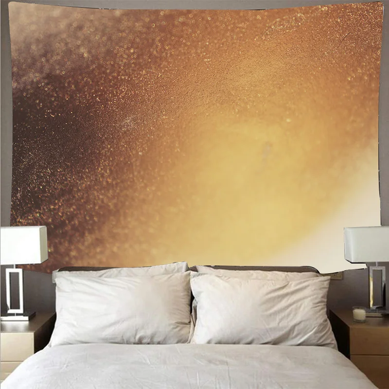 Золотая краска стиль гобелены большой художник психоделический гобелен