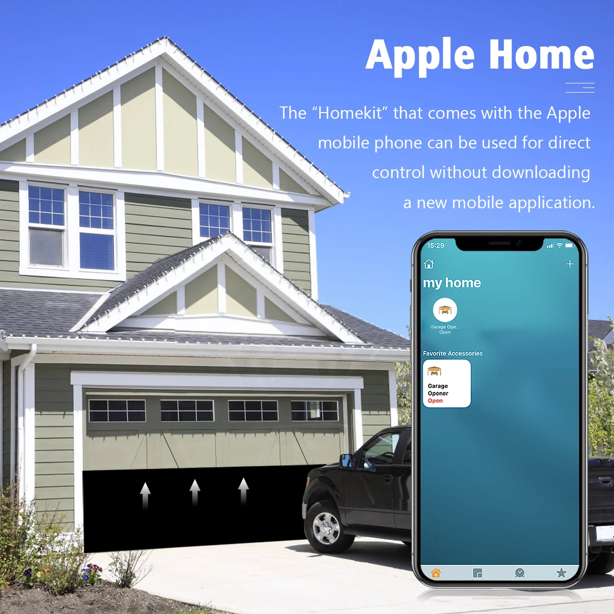 Умный коммутатор Apple HomeKit Wi-Fi Автоматическая гаражная дверь Siri голосовое