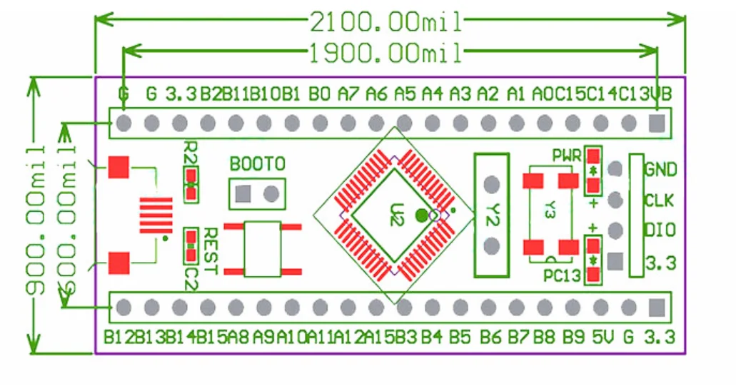 10 шт STM32F030C8T6 основная плата системная STM32 F0 ARM | Электронные компоненты и
