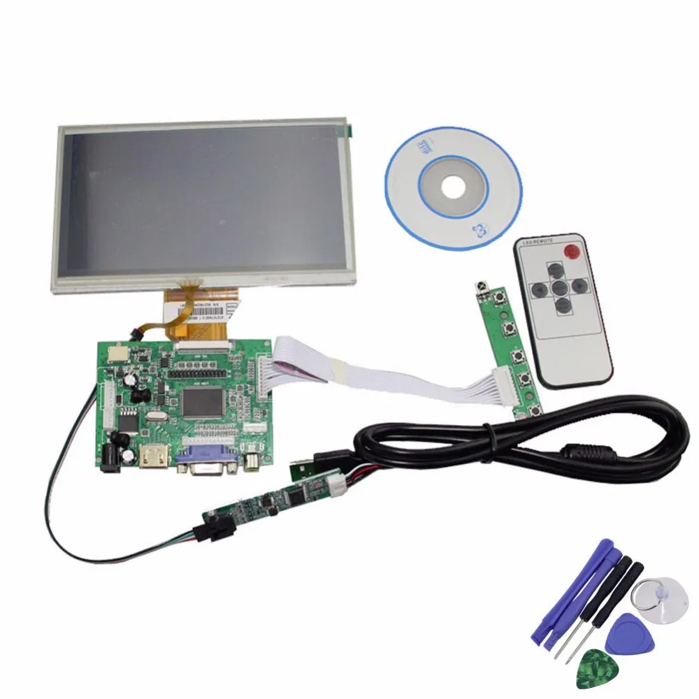 7 дюймовый ЖК дисплей для INNOLUX Raspberry Pi с сенсорным экраном TFT монитор AT070TN90 + набор