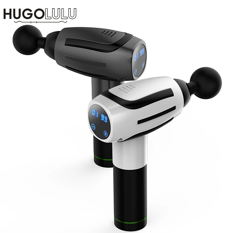 Массажный пистолет с сенсорным экраном и ЖК дисплеем устройство для контроля
