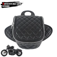 motorcycle pu leather oil fuel tank storage travel bag magnetic toolkit tankbag for xl883 xl1200 xl 1200 883 toolbag storage bag