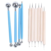 hlzs 10 piece dotting tools ball styluses for mandala rock painting pottery clay craft embossing art