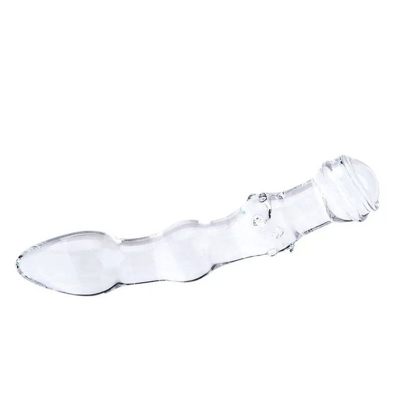 HEYIYI стеклянный дилдо из стекла пирекс фаллоимитатор Кристальный пенис Анальная