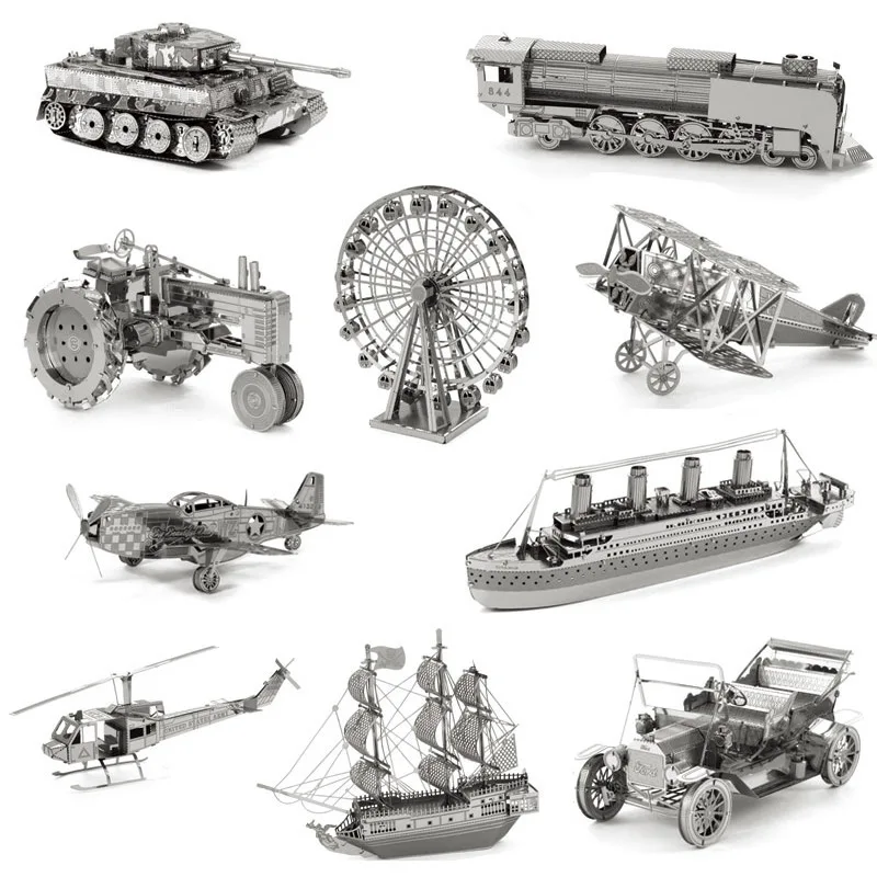 

Украшение для дома 3D Металлические сборочные строительные украшения DIY металлический автомобиль/Декор лодки