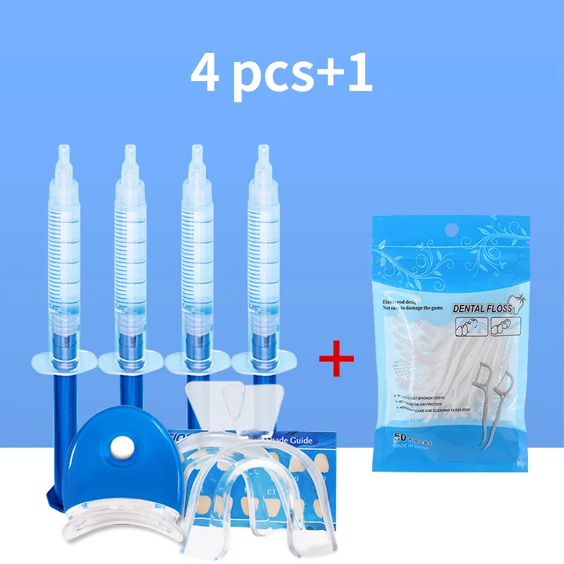 

5PCS/SET Dental Floss Pick Oral Hygiene Care Dental Peroxide Teeth Whitening Pen Kit Dental Floss Toothpicks Teeth Stick